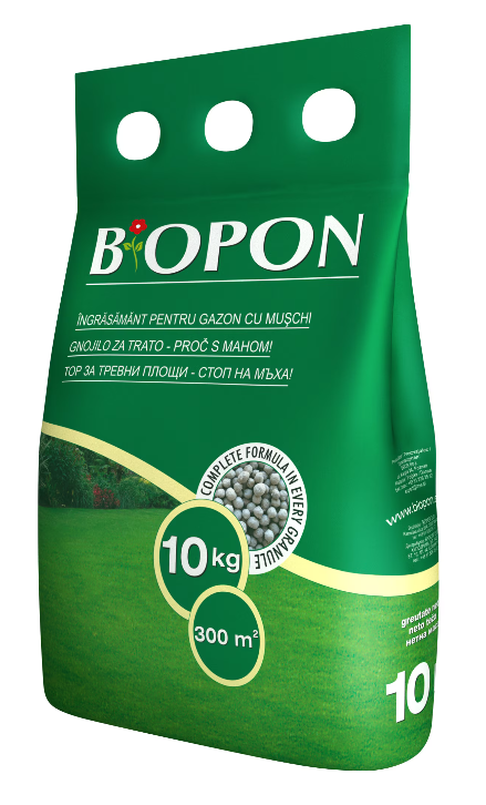 BIOPON ingrasamant gazon cu muschi control 10 kg - NOU!