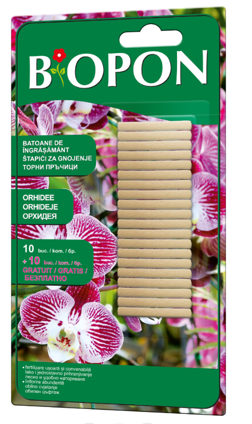 BIOPON ingrasamant orhidee sticks 10 pcs