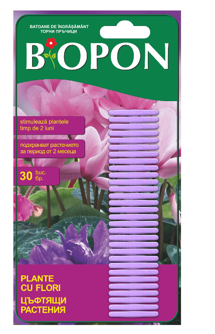 BIOPON ingrasamant plante cu flori sticks 30 pcs