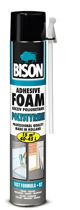 BISON Spuma poliuretanica polistiren 750mlc.
