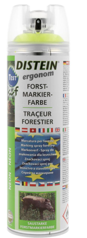 DISTEIN Spray marcaj forestier galbenfluorescent- 500ml