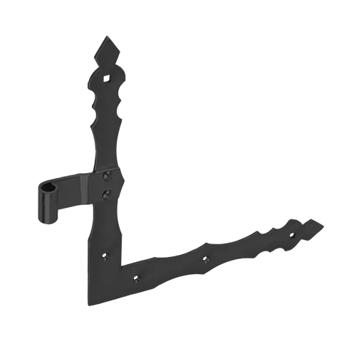 Balama de colt neagra 350x300x4,0 mm L+R ZNO350/13C-827322 Domax
