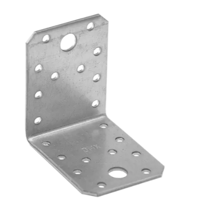 Coltar perforat pentru lemn zincat 70x70x55x2,5 mm KL2-4072 Domax