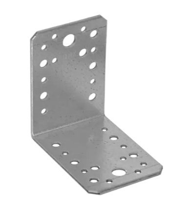 Coltar perforat pentru lemn zincat 90x90x65x2,5 mm KL4-4074 Domax