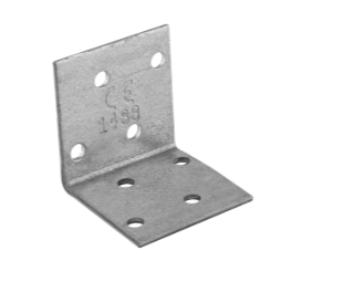 Coltar perforat pentru lemn zincat 40x40x40x2,0 mm KM1-4101 Domax