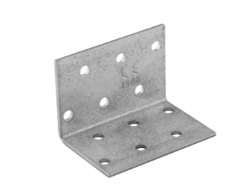 Coltar perforat pentru lemn zincat 40x40x60x2,0 mm KM2-4102 Domax