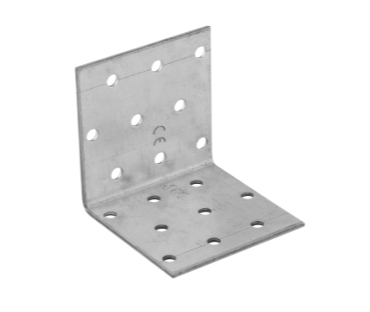 Coltar perforat pentru lemn zincat 60x60x60x2,0 mm KM4-4104 Domax