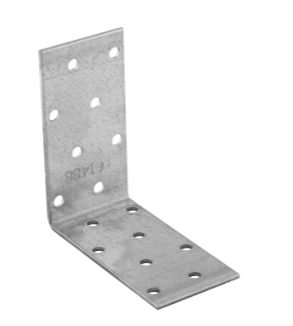 Coltar perforat pentru lemn zincat 80x80x40x2,0 mm KM7-4107 Domax