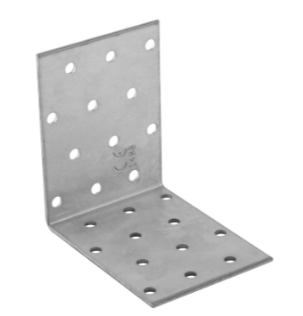 Coltar perforat pentru lemn zincat 80x80x60x2,0 mm KM8-4108 Domax