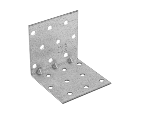 Coltar perforat ranforsat pentru lemn zincat 60x60x60x1,5 mm KMP5-4135 Domax