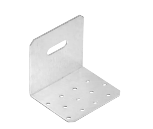 Coltar reglabil perforat pentru lemn zincat 80x80x80x2,0 mm KMR8-4238 Domax