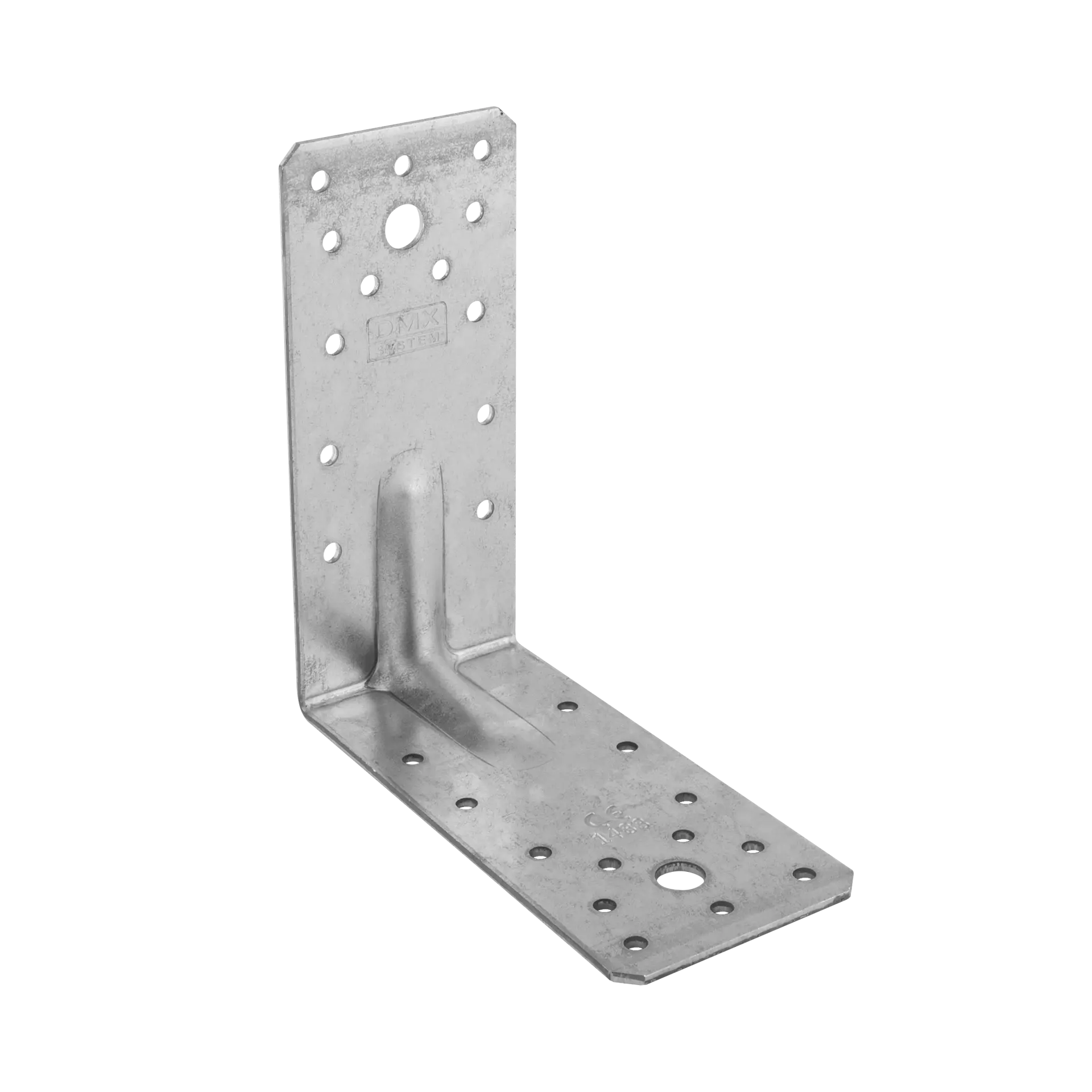 Coltar perforat ranforsat pentru lemn zincat 140x140x65x2,5 mm KP5-4025 Domax
