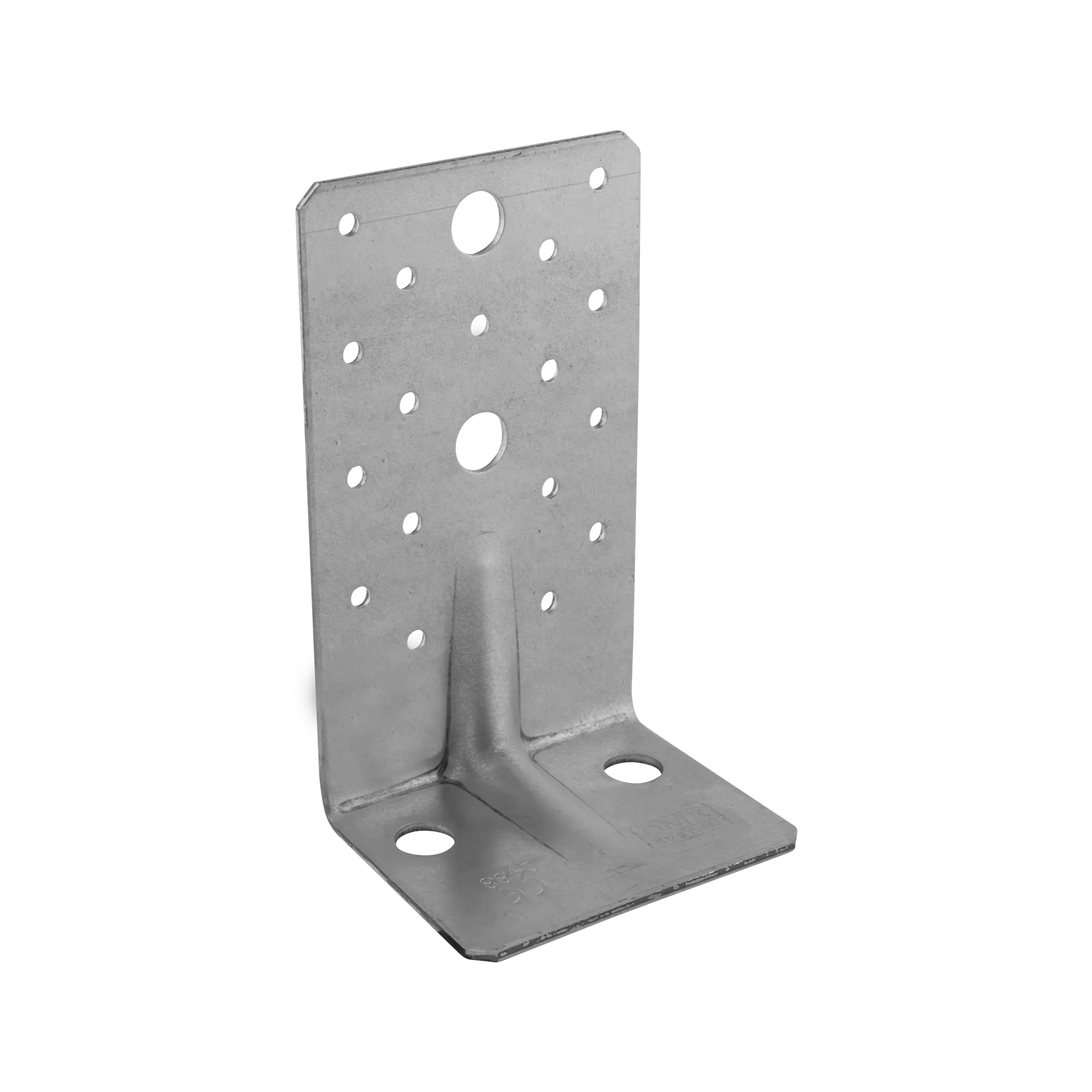 Coltar perforat ranforsat pentru lemn zincat 145x70x90x2,5 mm KP8-4028 Domax