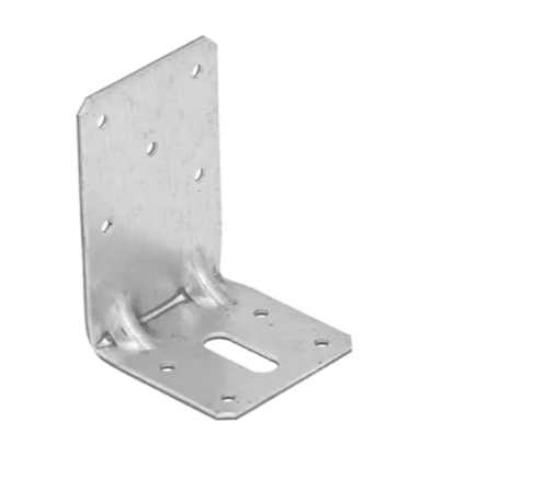 Coltar perforat ranforsat pentru lemn zincat 95x65x65x2,5 mm KPK33-40433 Domax