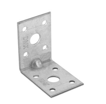 Coltar perforat ranforsat pentru lemn zincat 50x50x35x2,0 mm KPL5-4055 Domax