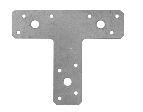 Conector tip T pentru constructii din lemn zincat 150x127x38x2,0 mm KT2-4627 Domax