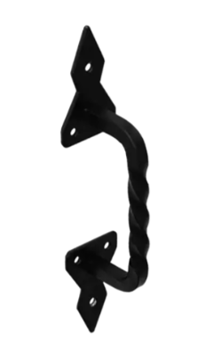 Maner decorativ negru 130 mm UZD130C-79962 Domax