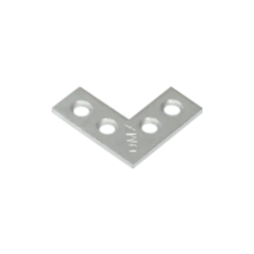Coltar plat pentru constructii din lemn zincat 25x25x10x1,5 mm NA25-4487114 Domax