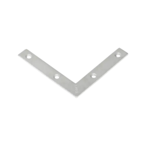 Coltar plat pentru constructii din lemn zincat 75x75x13x2,0 mm NA75-448761 Domax