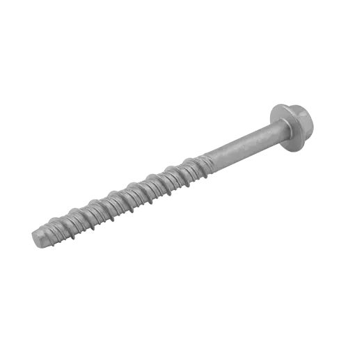 Surub pentru beton, din otel,zincat alb, cu cap hexagonal, M7x80mm