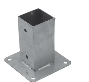 Suport stalp cu fixare in suruburi zincat 71x150x2 mm PSP70-4841 Domax