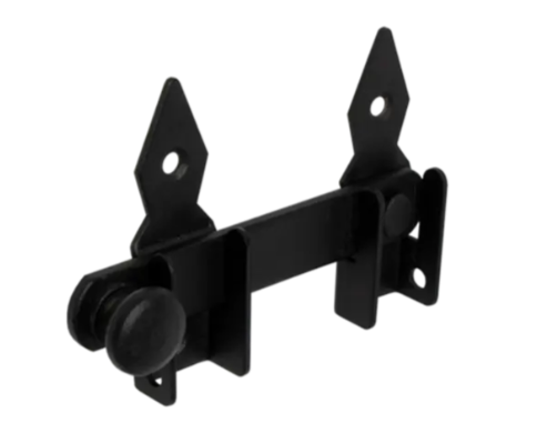 Zavor pentru poarta de gradina negru 120x20 mm WOGO120C-86142 Domax