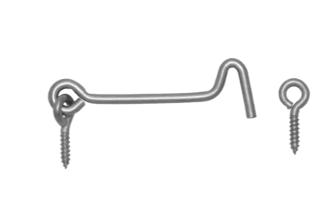 Ochi de blocare cu carlig zincat 80 mm ZHK80-8872 Domax