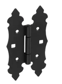 Balama decorativa pentru poarta neagra 130x70x2,0 mm ZOK130C-7945202 Domax