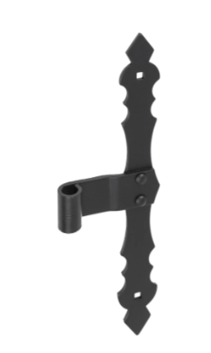 Balama tip T neagra 300x4,0 mm ZRO300/13C-826222 Domax