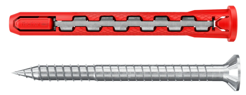 Diblu Fischer HybridPower 10x90 mm cu surub cap inecat pentru beton, BCA si caramida