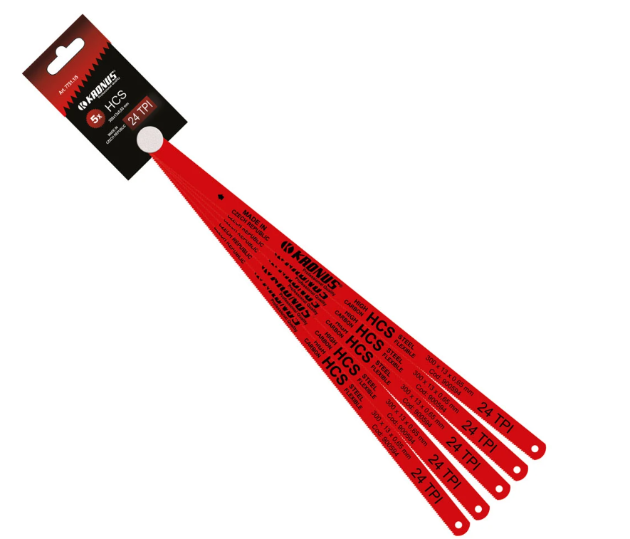 Set 5 panze bomfaier KRONUS HCS 300 mm, 13/24 TPI