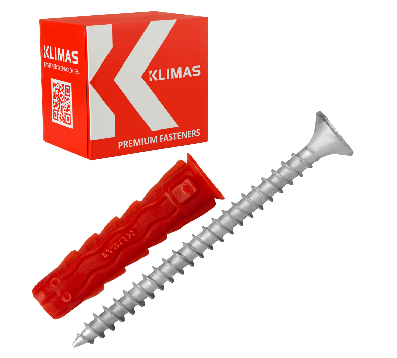Diblu Universal cu Surub cap inecat 10X6/ 6x8, Klimas Wkret-met