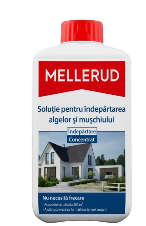 Solutie pt indepartarea algelor si muschiului MELLERUD 1L