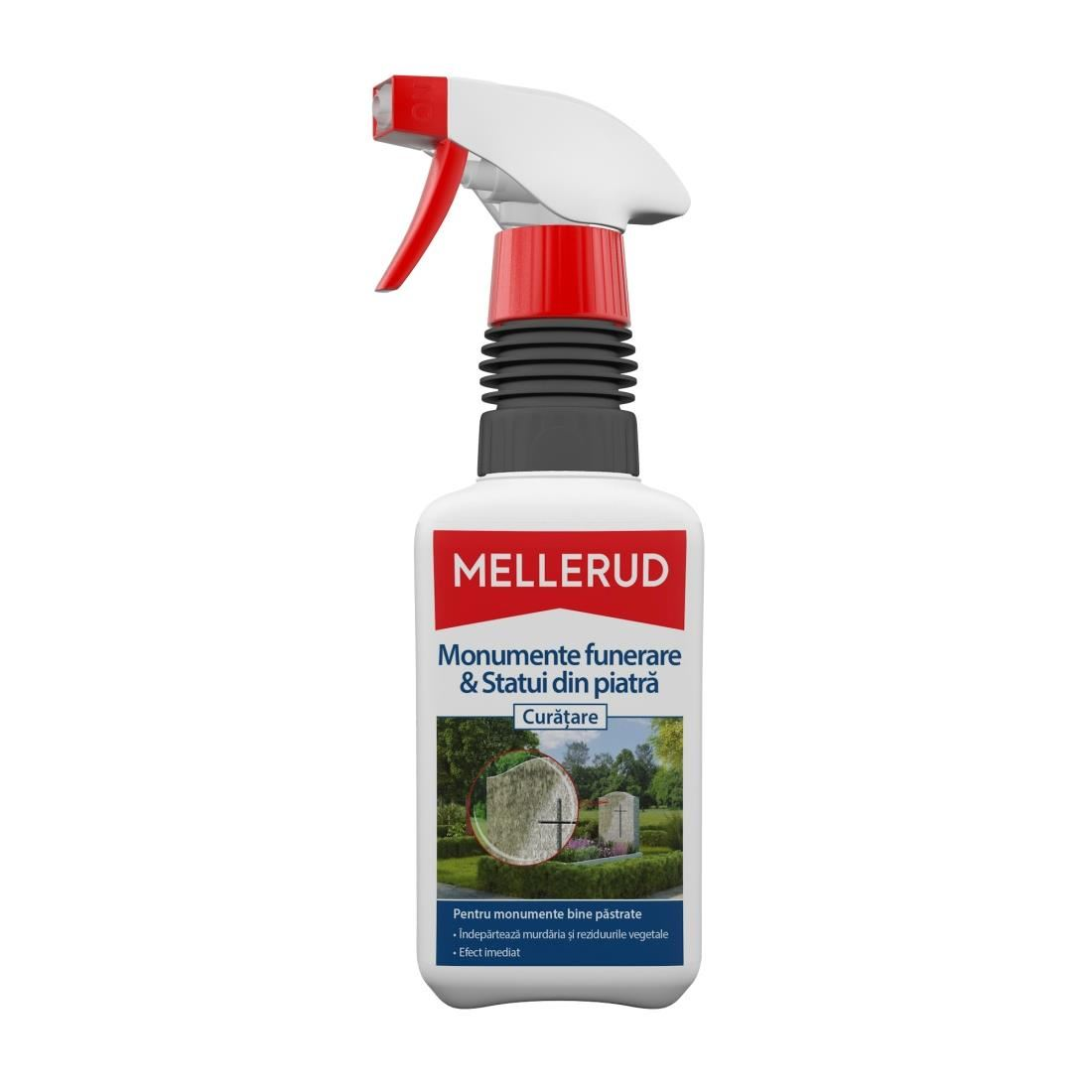 Solutie pentru curatarea monumentelor funerare si statuilor din piatra, Mellerud, 250 ML