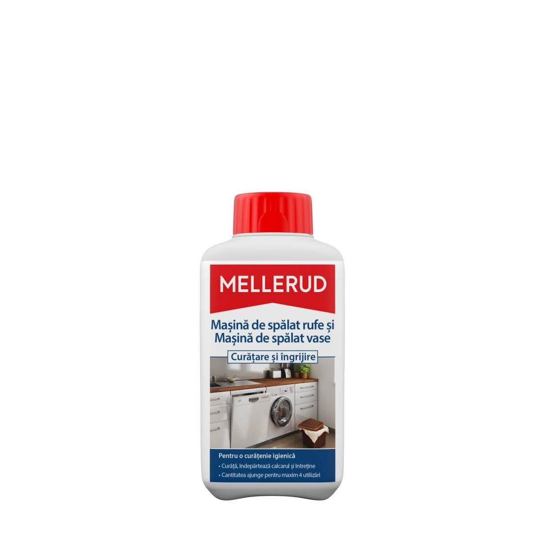 Solutie de curatare si ingrijire pentru masini de spalat rufe si vase Mellerud, 500ml