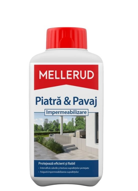 Soluție pentru protecția suprafețelor din piatră MELLERUD, 500ml