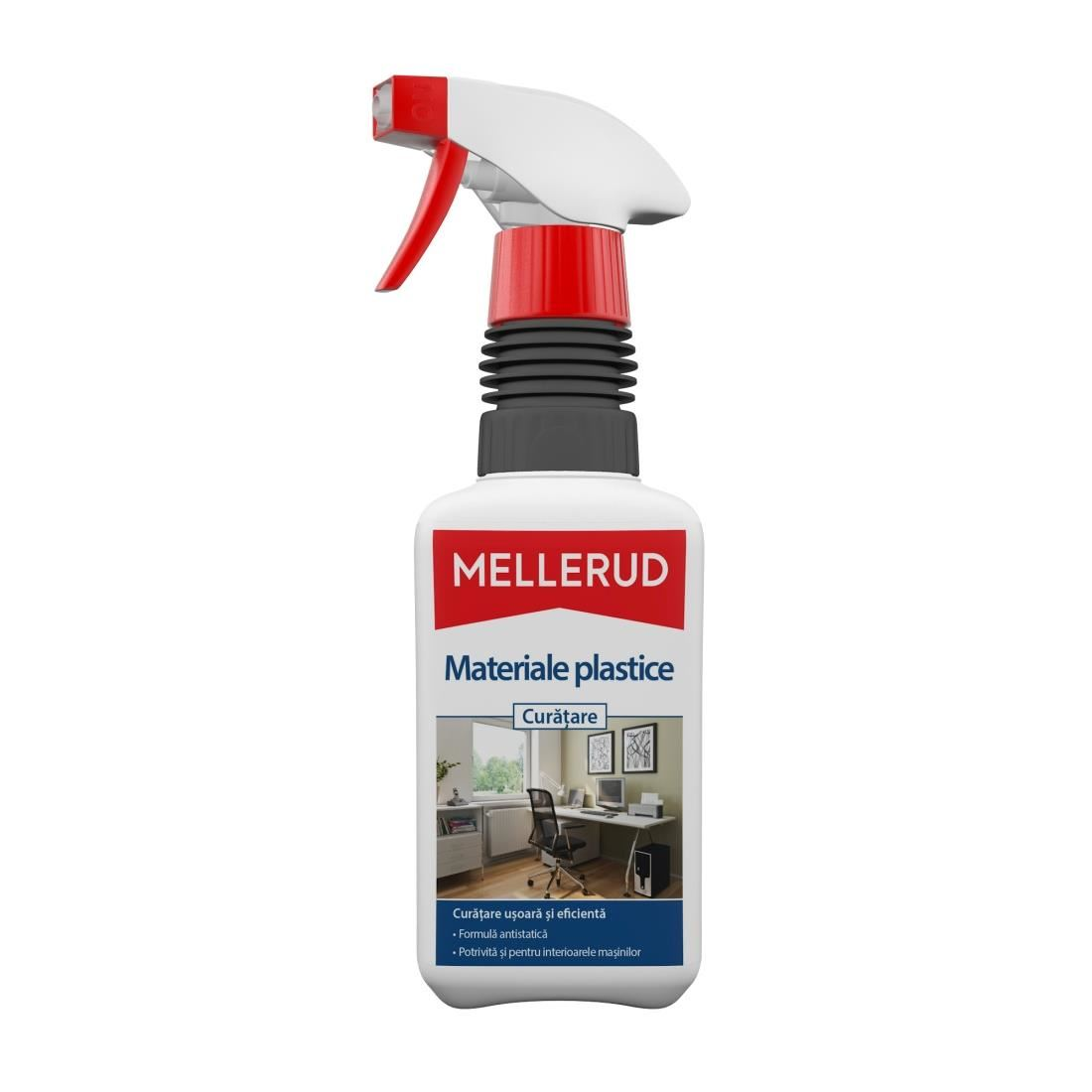 Soluție pentru curățarea materialelor plastice MELLERUD, 250ml