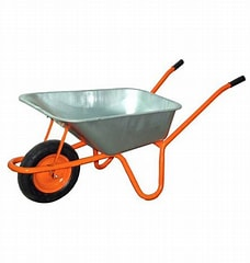 Roaba metalica pentru constructii si gradina 100 litri, Madia