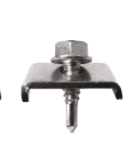 Clema prindere panou gard bordurat cu surub autoforant 6.3X25mm