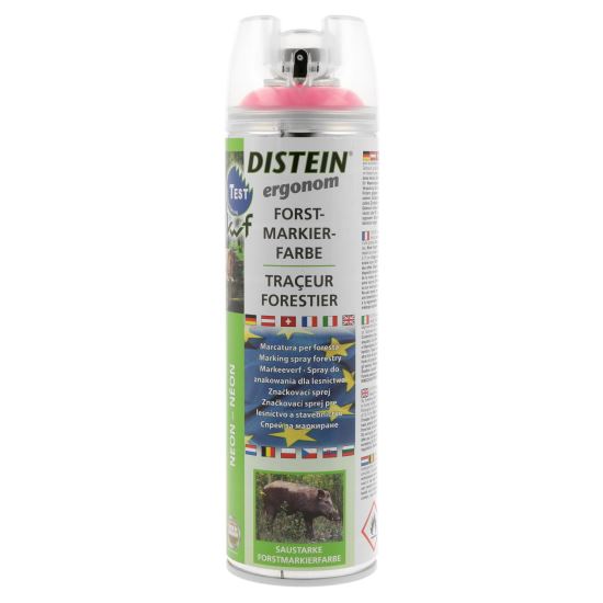 DISTEIN Spray marcaj forestier roz fluorescent -500ml
