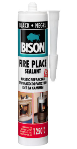 BISON 1250 Fireplace mastic refractar 530g