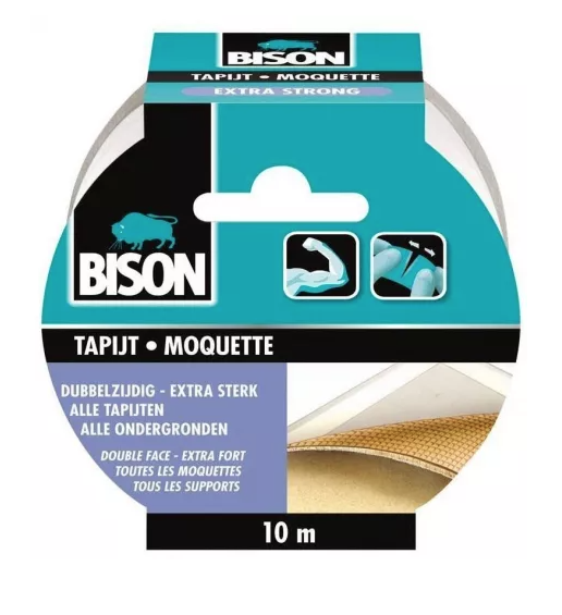 BISON Carpet banda adeziva covoare 0,05mx10m, bl.