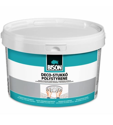BISON Deco-Stukko adeziv pentru polistiren 4kg