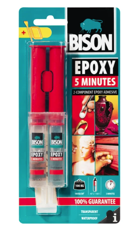 BISON Epoxy 5minute -adeziv rapid 2*12ml BL