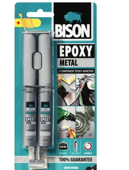 BISON Epoxy metal - adeziv metal 2*12 ml BL