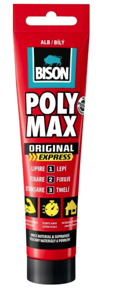 BISON Poly Max Original Express alb MS polimer165g