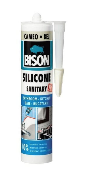BISON Silicon Sanitar bej 280ml