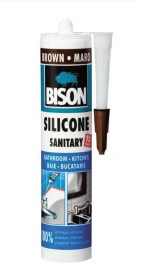 BISON Silicon Sanitar maro 280ml