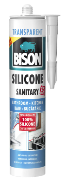 BISON Silicon sanitar PREMIUM transparent 280ml