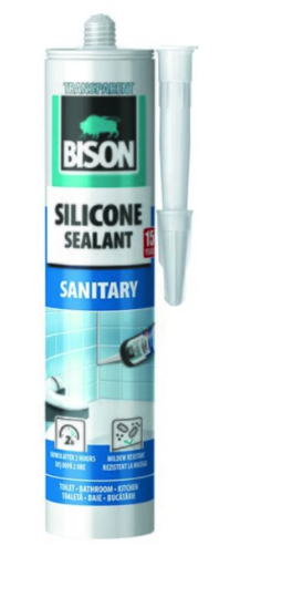 BISON Silicon Sanitar transparent 280ml